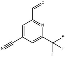 4-Pyridinecarbonitrile,2-formyl-6-(trifluoromethyl)-(9CI)|