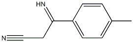 Benzenepropanenitrile,  -bta--imino-4-methyl- 结构式