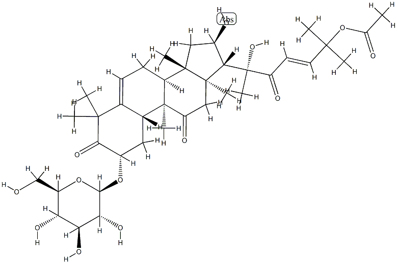 葫芦素B 2-O-BETA-D-葡萄糖苷 结构式