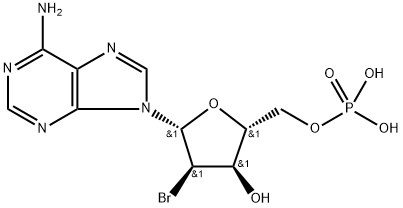 poly(2'-bromo-2'-deoxyadenylic acid) 结构式