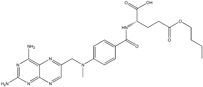 5-monobutyl methotrexate 结构式