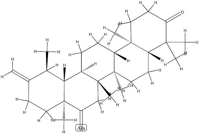 Urs-20(30)-ene-3,16-dione 结构式