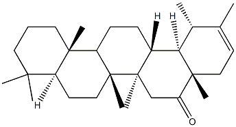 (18α,19α)-Urs-20-en-16-one Structure