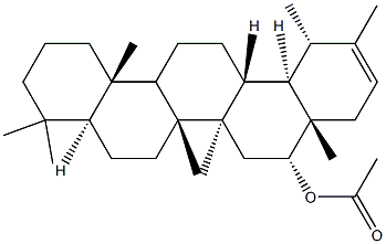 (18α,19α)-Urs-20-en-16α-ol acetate Structure