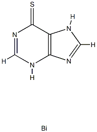 bismuth-6-mercaptopurine 结构式