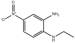 N1-ETHYL-4-NITRO-1,2-PHENYLENEDIAMINE 结构式