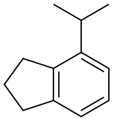 1H-Indene,2,3-dihydro-4-(1-methylethyl)-(9CI) 结构式