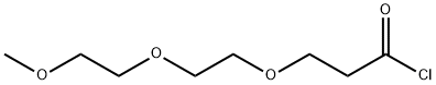 m-PEG3-acid chloride Structure
