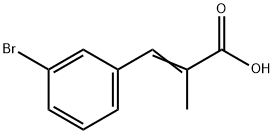 2-Propenoic acid, 3-(3-broMophenyl)-2-Methyl-, 66735-13-5, 结构式