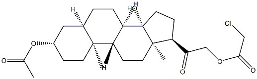 (14β,17R)-3β,14,21-Trihydroxy-5β-pregnan-20-one 3-acetate 21-chloroacetate|