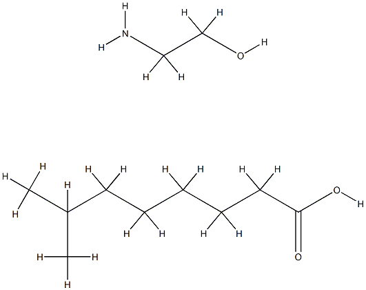 异壬酸与氨基乙醇的化合物, 67801-50-7, 结构式