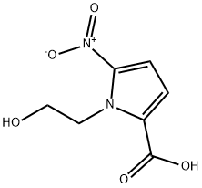 1H-Pyrrole-2-carboxylicacid,1-(2-hydroxyethyl)-5-nitro-(9CI) Structure