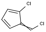 1,3-Cyclopentadiene,1-chloro-5-(chloromethylene)-(9CI) Structure