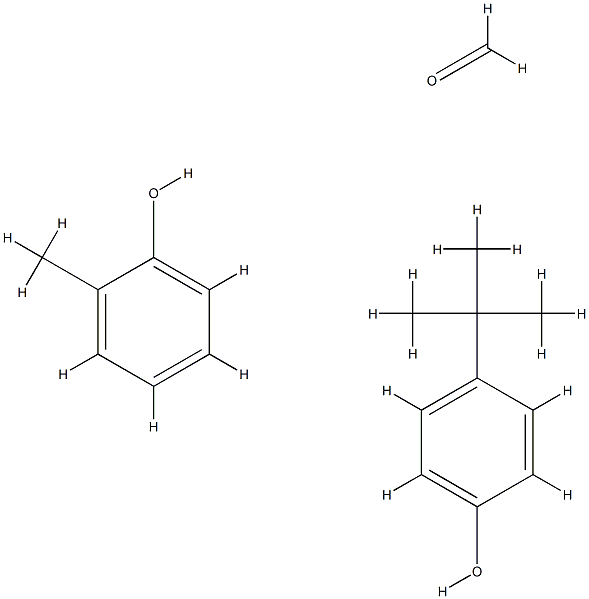 Formaldehyde, polymer with 4-(1,1-dimethylethyl)phenol and methylphenol Structure