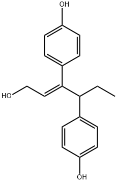 1-hydroxypseudodiethylstilbestrol Structure