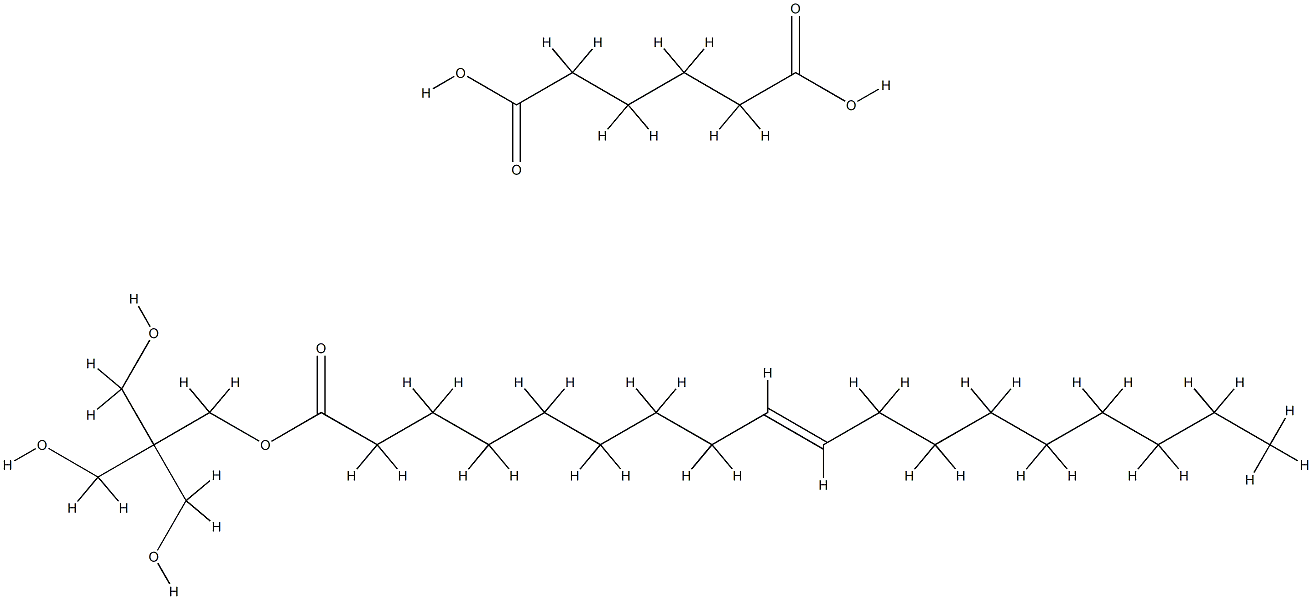 己二酸与2,2-双(羟甲基)-1,3-丙二醇油酸酯的聚合物, 68130-33-6, 结构式