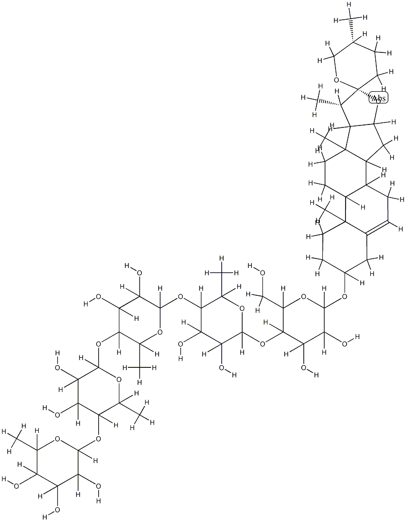 floribundasaponin D 结构式