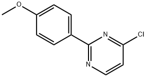 4-氯-2-(4-甲氧基苯基)嘧啶 结构式