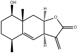 1BETA-羟基土木香内酯, 68776-47-6, 结构式