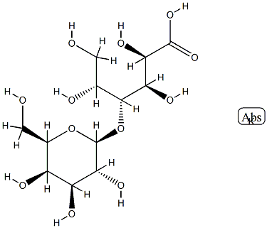 乳糖酸钾 结构式