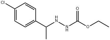 3-(p-Chloro-α-methylbenzyl)carbazic acid ethyl ester Structure