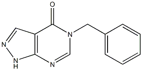 4-benzyl-2,4,8,9-tetrazabicyclo[4.3.0]nona-2,7,10-trien-5-one 结构式
