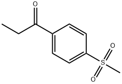 1-Propanone, 1-[4-(methylsulfonyl)phenyl]- (9CI) 
Propiophenone, 4'-(methylsulfonyl)- (7CI) 结构式