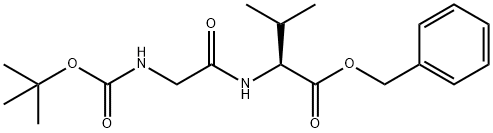 (S)-benzyl 2-(2-(tert-butoxycarbonylaMino)acetaMido)-3-Methylbutanoate 结构式