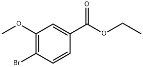 4-ブロモ-3-メトキシ安息香酸エチル 化学構造式