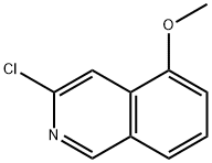 3-chloro-5-methoxyisoquinoline Struktur