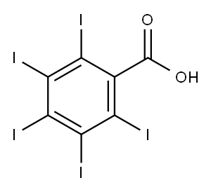 五碘苯甲酸 结构式