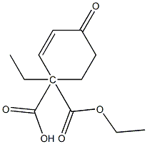 Diethyl4-oxocyclohex-2-ene-1,1-dicarboxylate 结构式