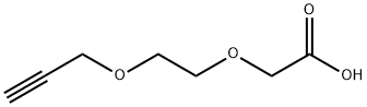 2-[2-(2-Propyn-1-yloxy)ethoxy]acetic acid Structure