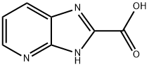 3H-イミダゾ[4,5-B]ピリジン-2-カルボン酸 化学構造式