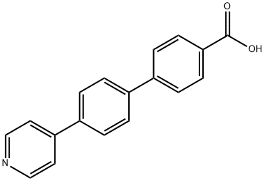 4'-(吡啶-4-基)-[1,1'-联苯]-4-羧酸 结构式