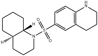 7-(((4AS,8AR)-OCTAHYDROQUINOLIN-1(2H)-YL)SULFONYL)-1,2,3,4-TETRAHYDROQUINOLINE 结构式