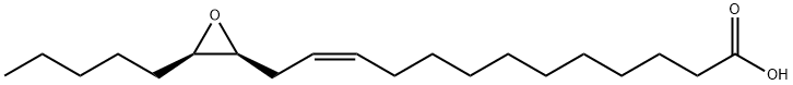 (Z)-13-[(2S,3R)-3-Pentyloxiran-2β-yl]-11-tridecenoic acid 结构式