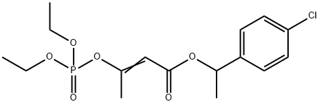 [1-(4-Chloro-α-methylbenzyloxycarbonyl)-1-propen-2-yl]diethyl=phosphate 结构式