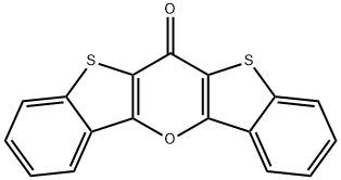 6H-Bis1benzothieno3,2-b:2,3-epyran-6-one 结构式