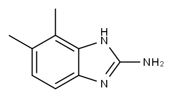 1H-Benzimidazol-2-amine,4,5-dimethyl-(9CI) 结构式