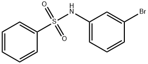 N-(3-溴苯基)苯磺酰胺, 91394-73-9, 结构式