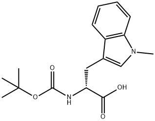 BOC-D-TRP(1-ME)-OH, 103943-63-1, 结构式