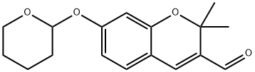 2,2-二甲基-7-[(四氢-2H-吡喃-2-基)氧基]-2H-色烯-3-甲醛 结构式