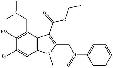 Arbidol Sulfoxide Struktur