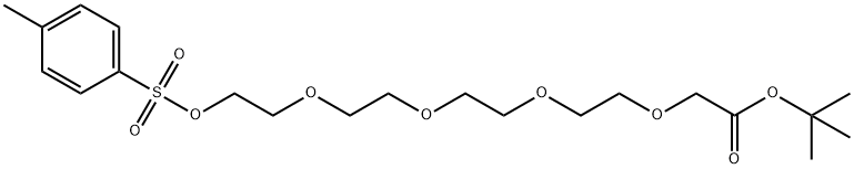 Tos-PEG5-CH2CO2t-butyl ester Struktur