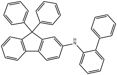 N-[1,1-联苯基]-2-基-9,9-二苯基-9H-芴-2-胺, 1853250-53-9, 结构式