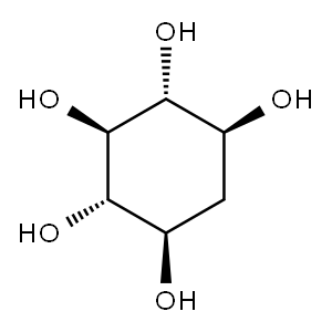 Cyclohexane-1β,2α,3β,4α,5β-pentaol Struktur