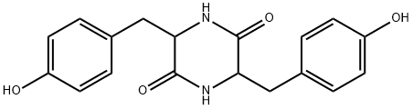 环(酪氨酰-酪氨酰), 5625-40-1, 结构式