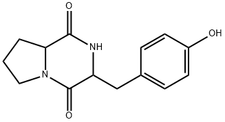 环(酪氨酸-脯氨酸)二肽 结构式