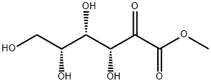 2-酮基-D-古洛糖酸甲酯 结构式